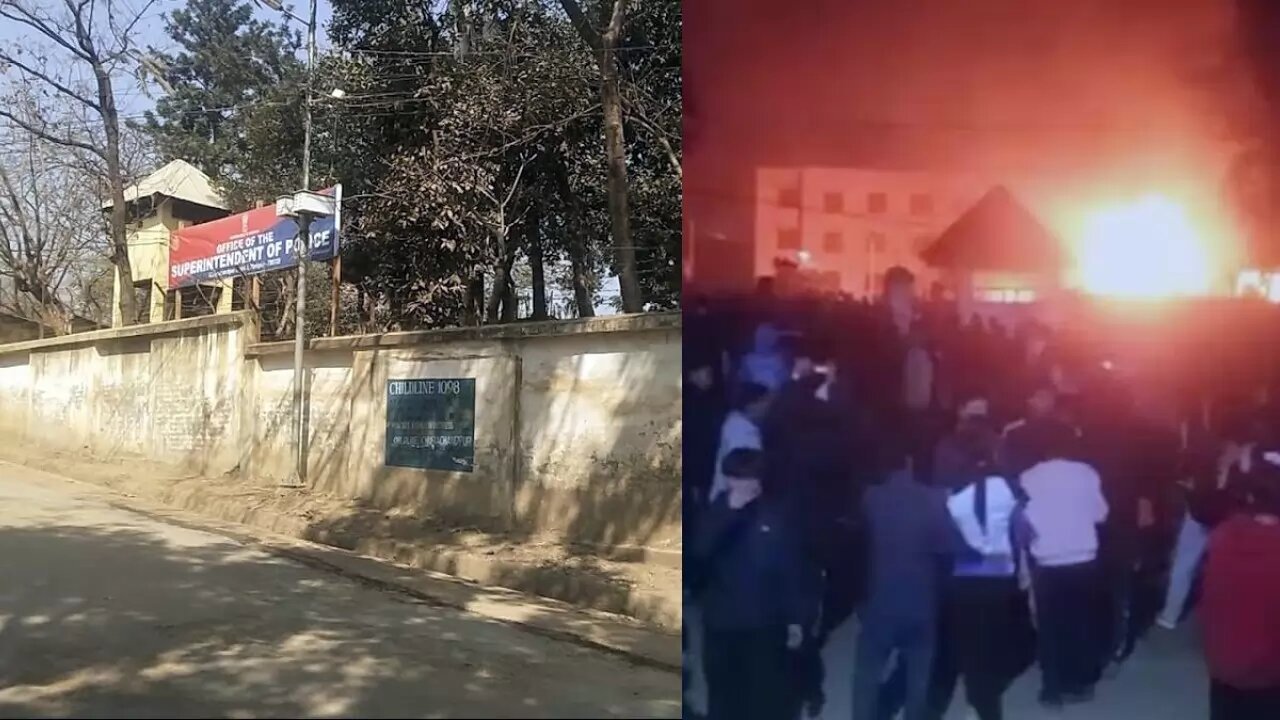 मणिपुर में SP ऑफिस पर 400 लोगों ने बोला धावा, IRB कैंप से गोला-बारूद और हथियारों की हुई लूट